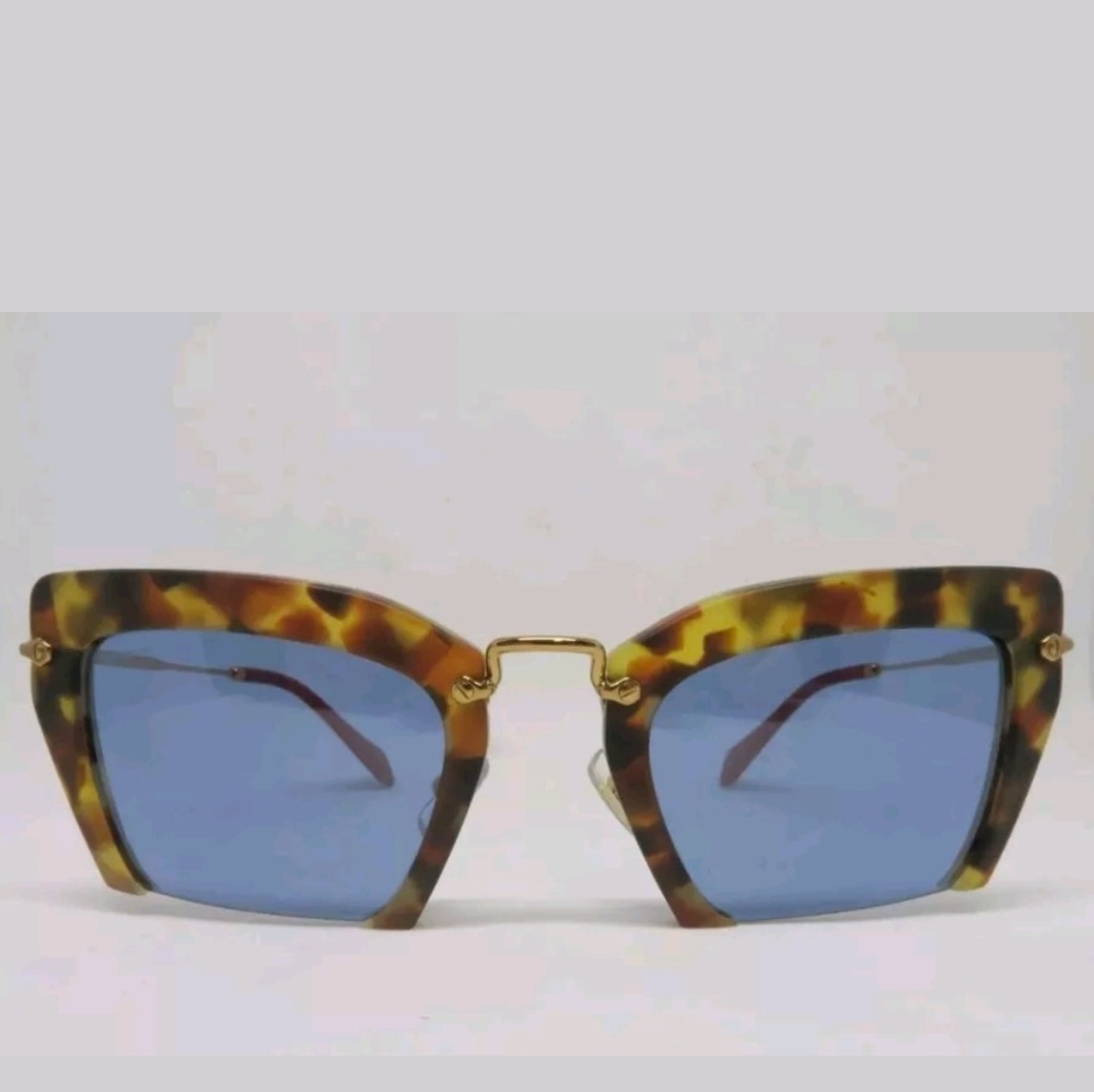 Miu Miu SMU 10Q UA5-4N0 Matte Yellow Havana on Gol